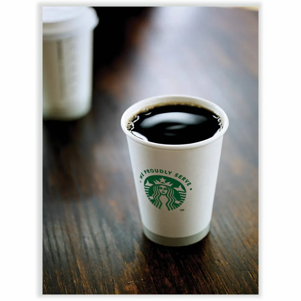 Starbucks Whole Bean Coffee, Decaffeinated, Pike Place, 1 lb, Bag, 6/Carton