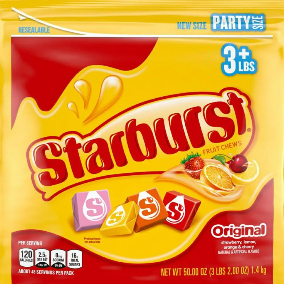 Starburst Fruit Chews Party Size Bag