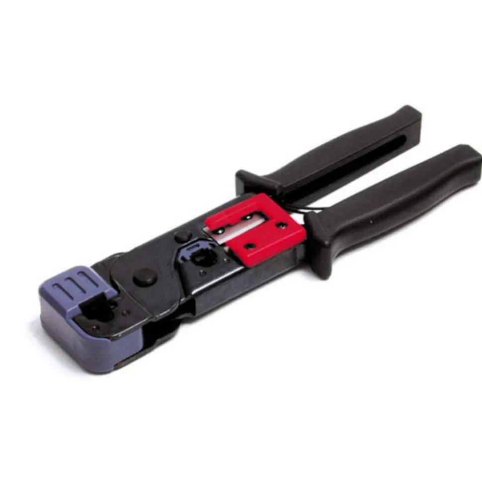StarTech RJ45 RJ11 Crimp Tool with Cable Stripper, RJ45+RJ11 Strip & Crimp Tool, Crimp tool, TAA