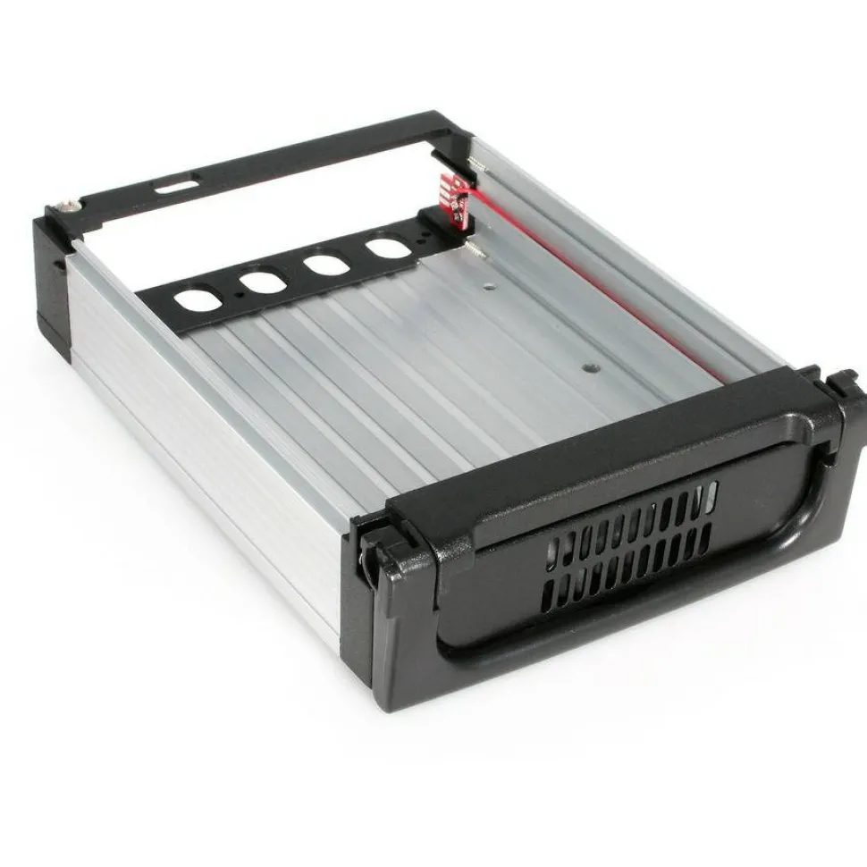 StarTech Aluminum Black SATA Hard Drive Drawer - Storage mobile rack - black