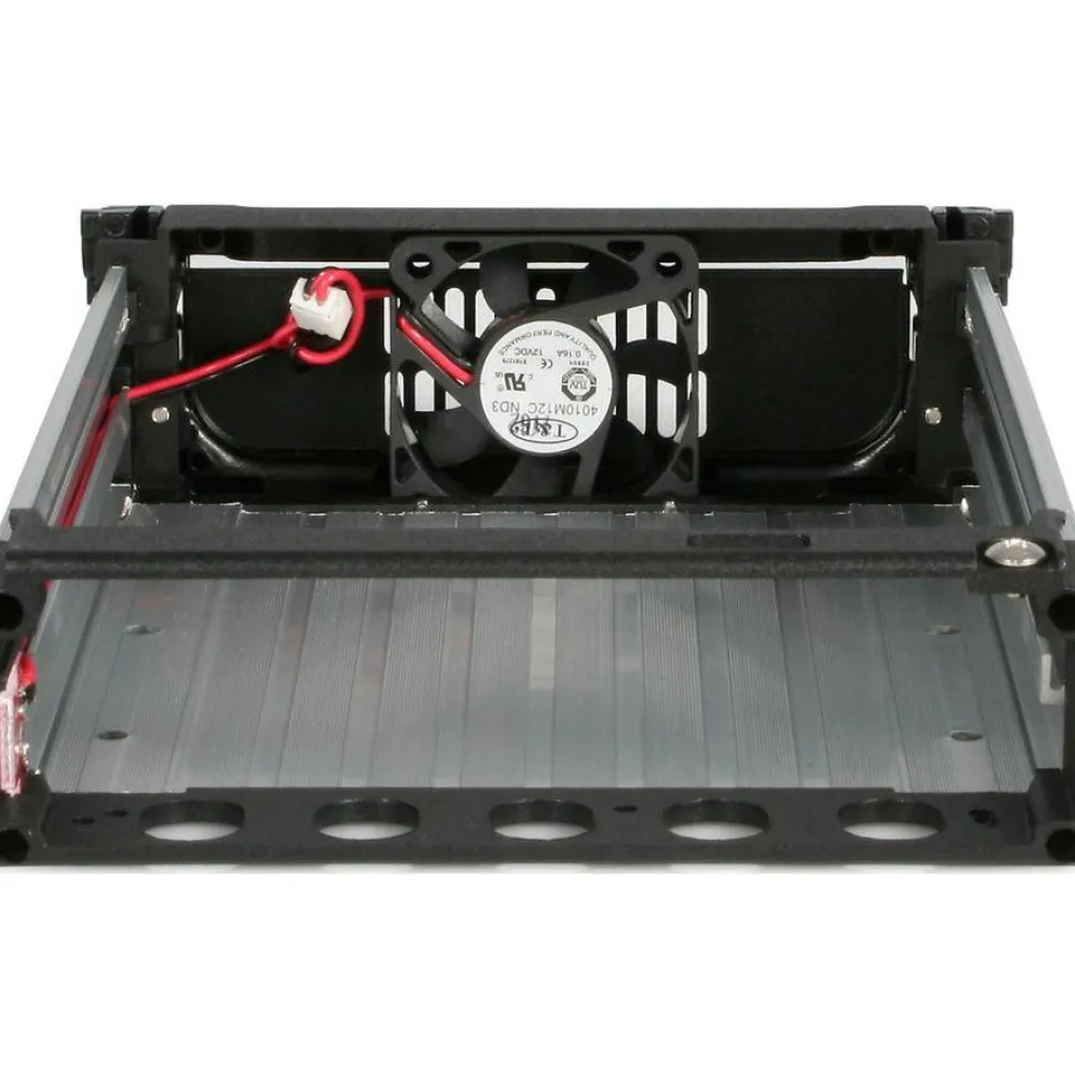 StarTech Aluminum Black SATA Hard Drive Drawer - Storage mobile rack - black