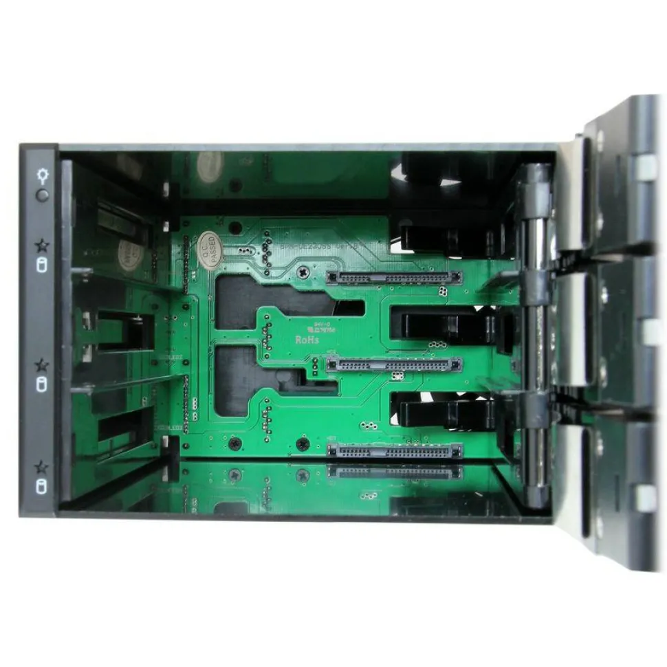 StarTech 3 Bay Aluminum Trayless Hot Swap Mobile Rack Backplane for 3.5in SAS II/SATA III - 6 Gbps HDD
