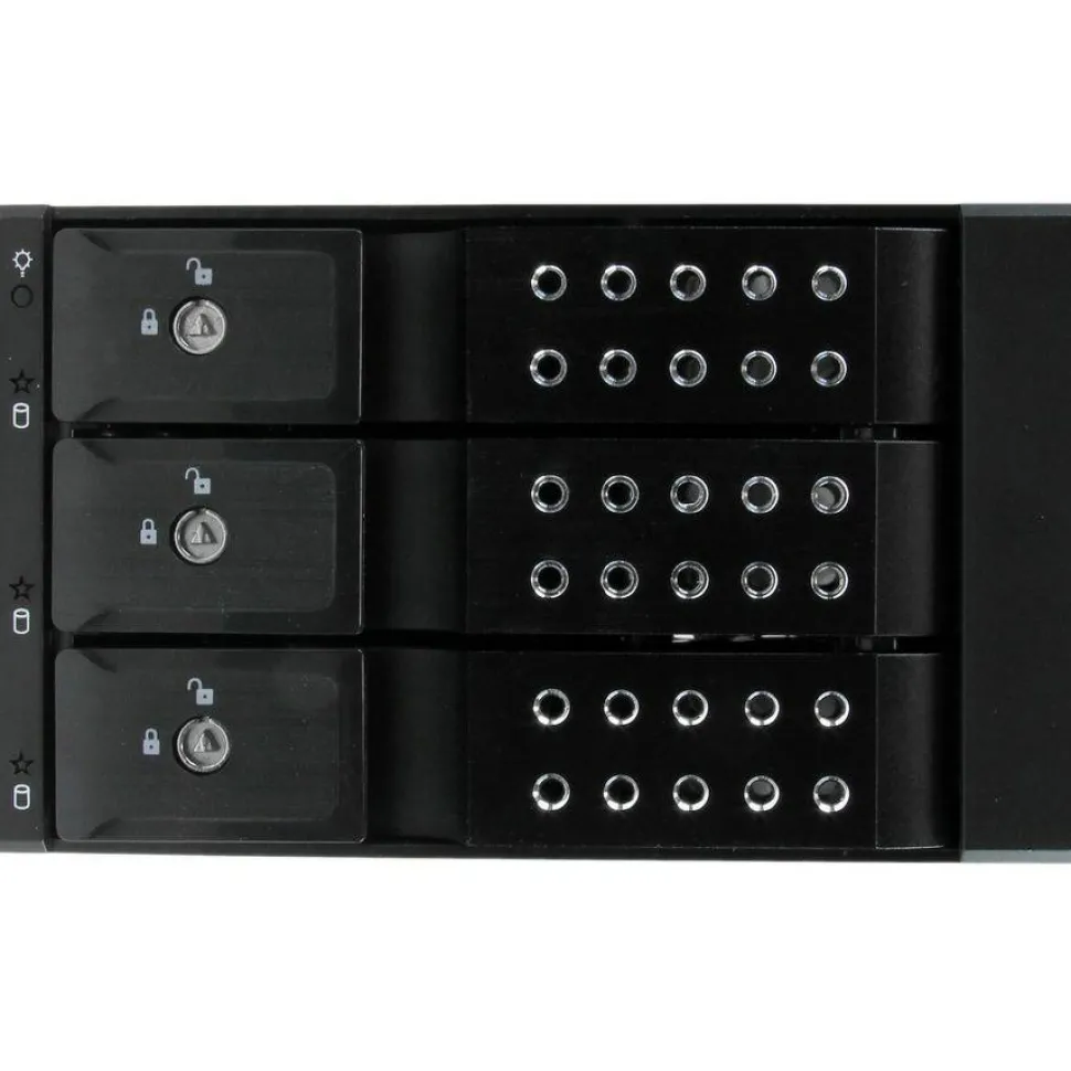 StarTech 3 Bay Aluminum Trayless Hot Swap Mobile Rack Backplane for 3.5in SAS II/SATA III - 6 Gbps HDD