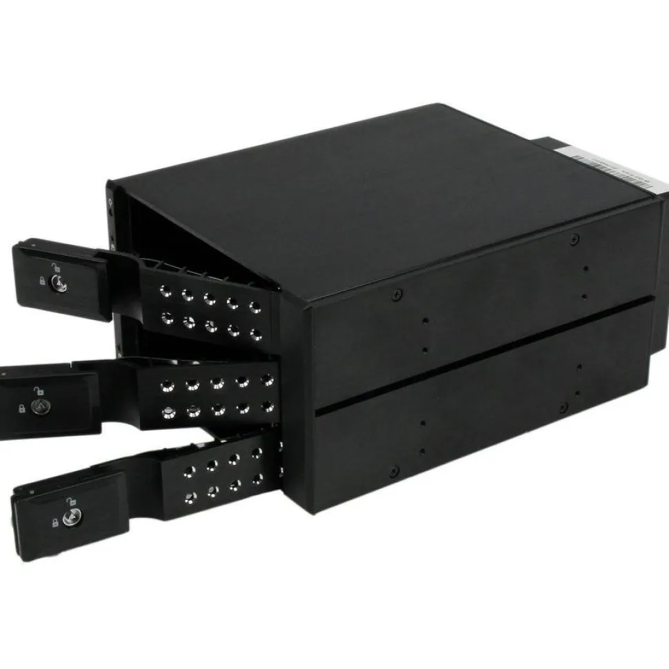StarTech 3 Bay Aluminum Trayless Hot Swap Mobile Rack Backplane for 3.5in SAS II/SATA III - 6 Gbps HDD