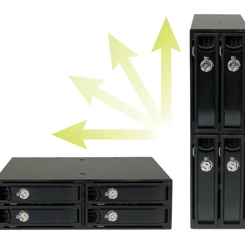 StarTech 4-Bay Mobile Rack Backplane for 2.5in SATA/SAS Drives, TAA