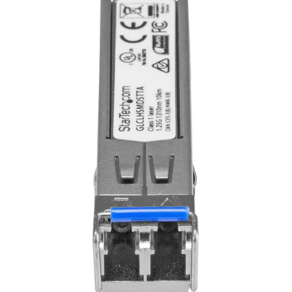 StarTech Cisco GLC-LH-SMD Compatible SFP Module, 1000BASE-LX/LH, 1GE Gigabit Ethernet 1GbE Single Mode Fiber Optic Transceiver, TAA