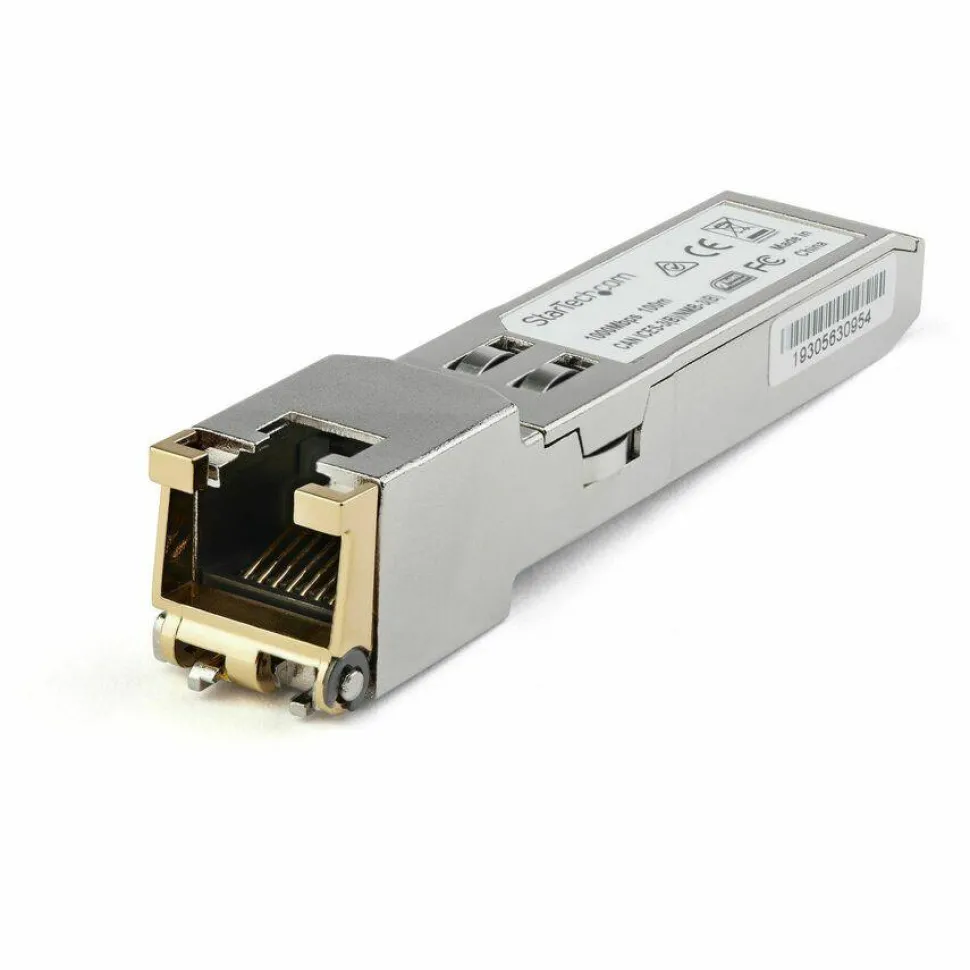 StarTech Cisco GLC-TE Compatible Module - SFP to RJ45 - 1000BASE-T 1G Copper Cat6/Cat5e Industrial Transceiver - Extended Temp 100m