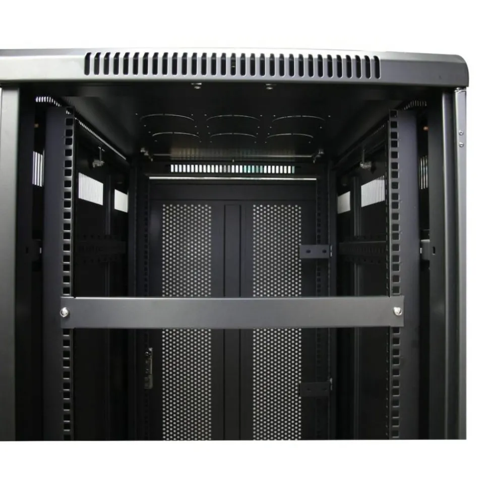 StarTech.com Blanking Panel - 1U - 19in - Steel - Black - Blank Rack Panel - Filler Panel - Rack Mount Panel - Rack Blanks