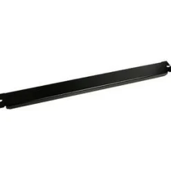 StarTech.com Blanking Panel - 1U - 19in - Steel - Black - Blank Rack Panel - Filler Panel - Rack Mount Panel - Rack Blanks