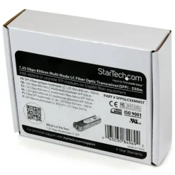 StarTech.com Cisco GLC-SX-MM Compatible SFP Module - 1000BASE-SX Fiber Optical SFP Transceiver - Lifetime Warranty - SFPGLCSXMMST