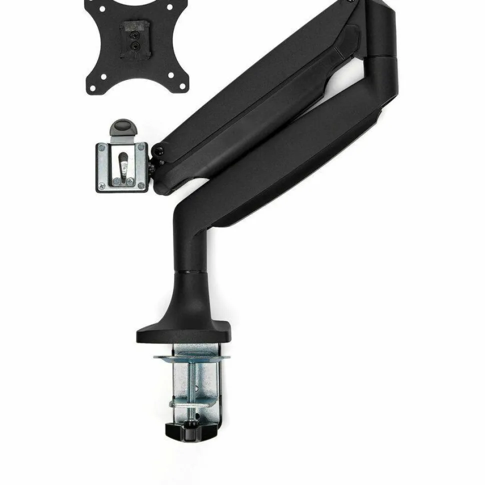 StarTech.com Desk Mount Monitor Arm - Full Motion Articulating - Monitors 12" to 34" Adjustable VESA Single Monitor Arm - ARMPIVOTHDB