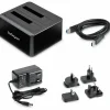 StarTech.com Dual Bay SATA HDD Docking Station for 2 x 2.5 / 3.5" SATA SSD / HDD - USB 3.0 - SATA Hard Drive Docking Station