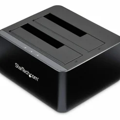 StarTech.com Dual Bay SATA HDD Docking Station for 2 x 2.5 / 3.5" SATA SSD / HDD - USB 3.0 - SATA Hard Drive Docking Station