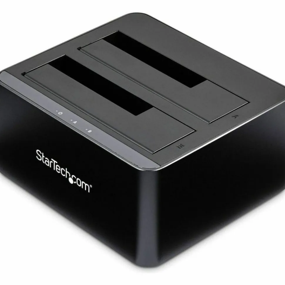 StarTech.com Dual Bay SATA HDD Docking Station for 2 x 2.5 / 3.5" SATA SSD / HDD - USB 3.0 - SATA Hard Drive Docking Station