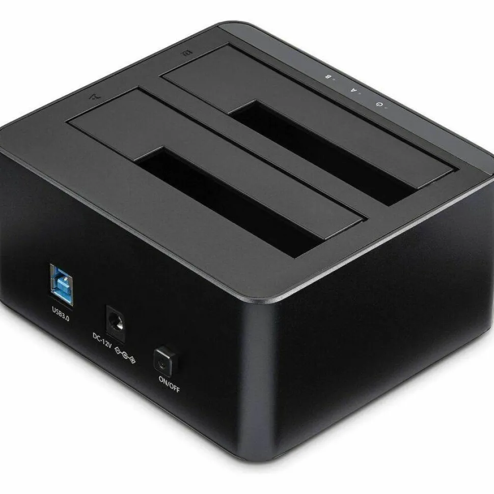 StarTech.com Dual Bay SATA HDD Docking Station for 2 x 2.5 / 3.5" SATA SSD / HDD - USB 3.0 - SATA Hard Drive Docking Station