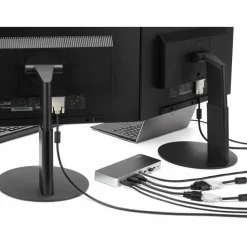 StarTech.com Dual Monitor USB-C Dock - Windows - 60W PD - 5x USB 3 - Dual HDMI /DVI - No Display Driver Setup - HDMI to DVI Adapters