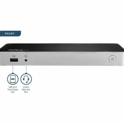 StarTech.com Dual Monitor USB C Dock - Dual 4K Laptop Docking Station - DP/HDMI - Windows/Mac - USB 3.0 SD Card Reader - 60W Power Delivery -