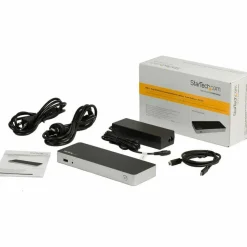 StarTech.com Dual Monitor USB C Dock - Dual 4K Laptop Docking Station - DP/HDMI - Windows/Mac - USB 3.0 SD Card Reader - 60W Power Delivery -