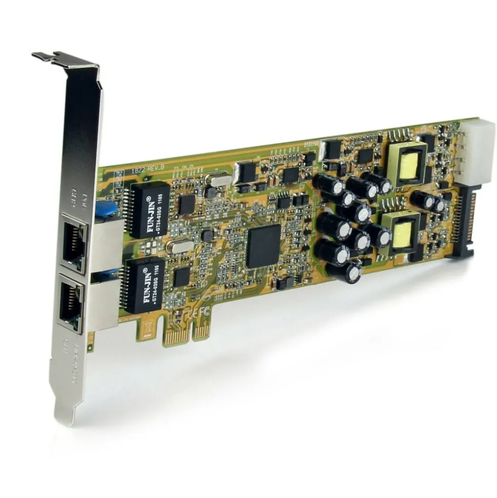 StarTech.com Dual Port PCI Express Gigabit Ethernet PCIe Network Card Adapter