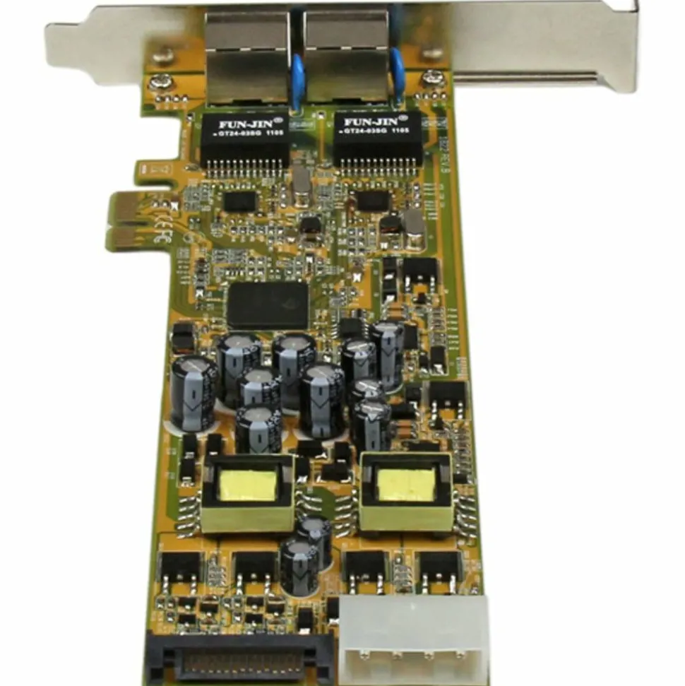 StarTech.com Dual Port PCI Express Gigabit Ethernet PCIe Network Card Adapter