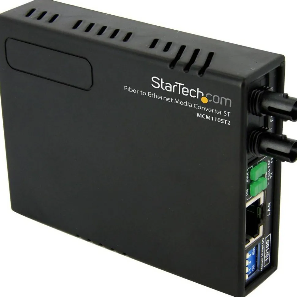 StarTech.com 10/100 Fiber to Ethernet Media Converter Multi Mode ST 2 km