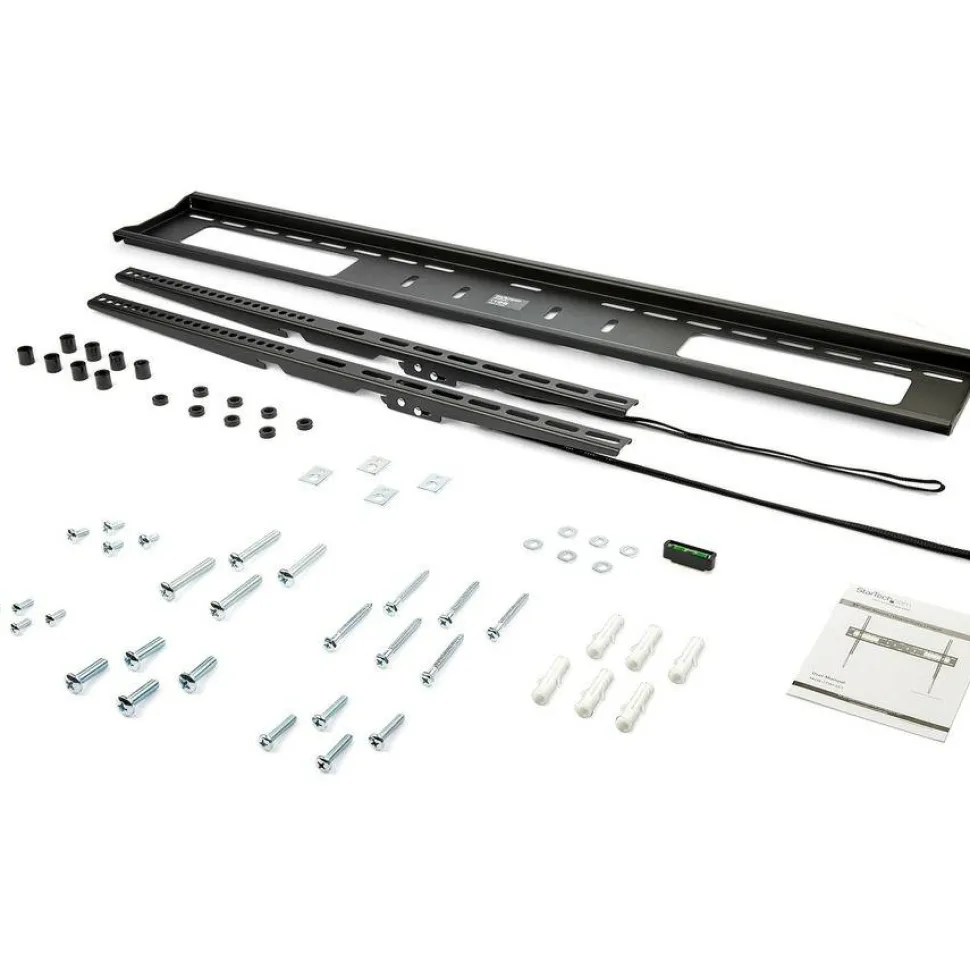 StarTech.com Flat Screen TV Wall Mount - Fixed - For 60" to 100" VESA Mount TVs - Steel - Heavy Duty TV Wall Mount - FPWFXB1
