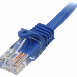 StarTech.com 7 ft Blue Snagless Cat5e UTP Patch Cable - Make Fast Ethernet network connections using this high quality Cat5e Cable, with Powe