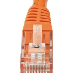 StarTech.com 25ft CAT6 Ethernet Cable - Orange Molded Gigabit CAT 6 Wire - 100W PoE RJ45 UTP 650MHz - C6PATCH25OR