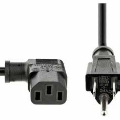 StarTech.com 3 ft Computer Power Cord - NEMA 5-15P to Right-Angle C13 - 18AWG