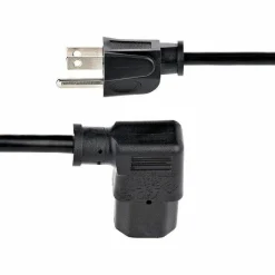 StarTech.com 3 ft Computer Power Cord - NEMA 5-15P to Right-Angle C13 - 18AWG