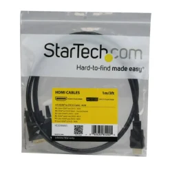 StarTech.com 3 ft HDMI to DVI-D Cable - M/M - 3 ft DVI/HDMI Video Cable - HDDVIMM3