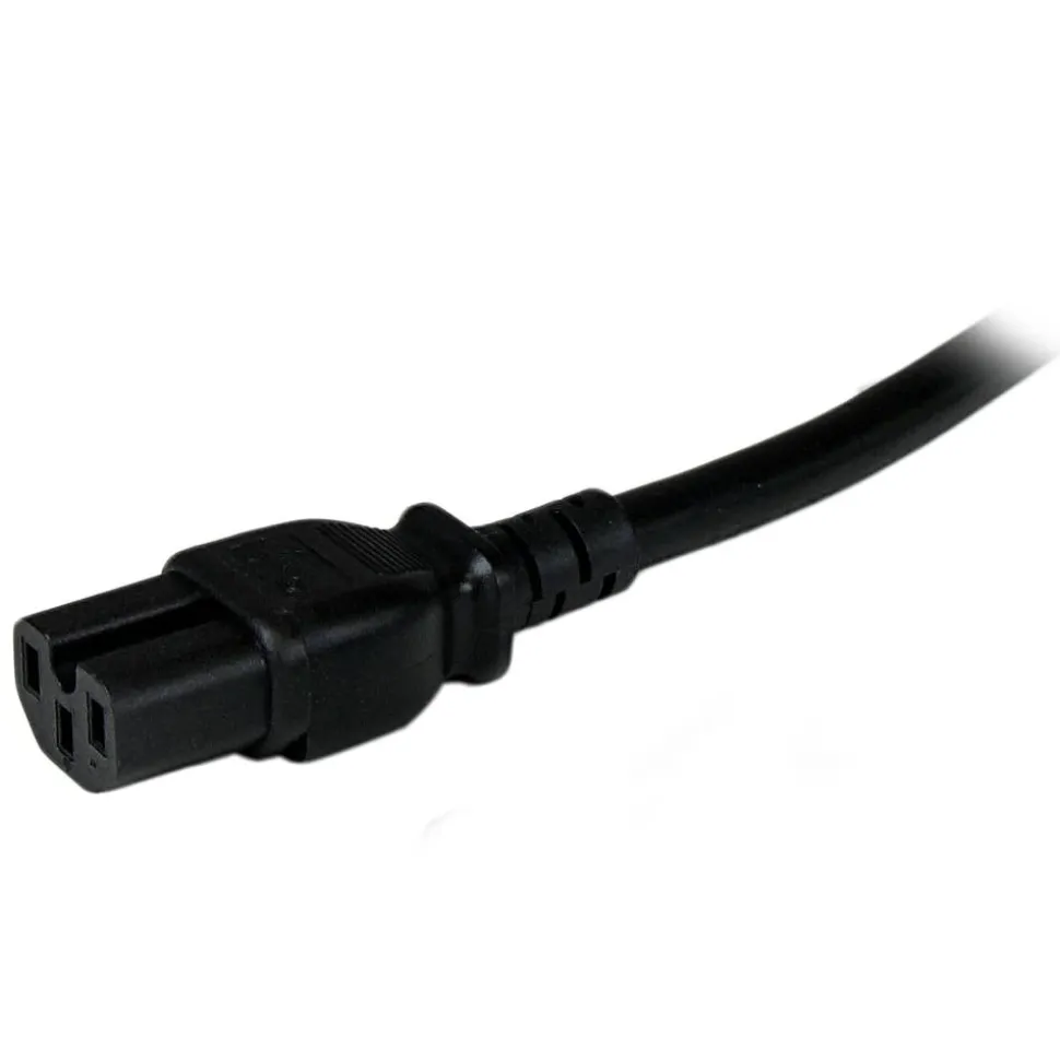 StarTech.com 4 ft Heavy Duty 14 AWG Computer Power Cord - NEMA5-15P to C15