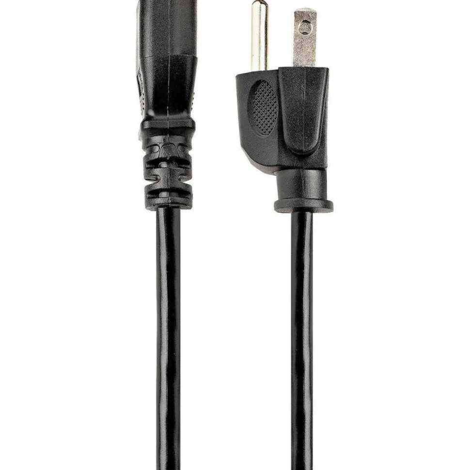 StarTech.com 6ft (2m) Computer Power Cord, NEMA 5-15P to C13, 10A 125V, 18AWG, Black Replacement AC PC Power Cord, TV/Monitor Power Cable