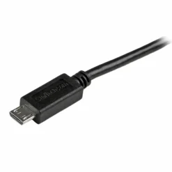 StarTech.com 3 ft Mobile Charge Sync USB to Slim Micro USB Cable - USBAUB3BK