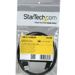 StarTech.com 3ft 1m USB to USB C Cable - USB 3.1 10Gpbs - USB-IF Certified - USB A to USB C Cable - USB 3.1 Type C Cable - USB31AC1M