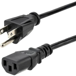 StarTech.com 15 ft Standard Computer Power Cord - NEMA5-15P to C13