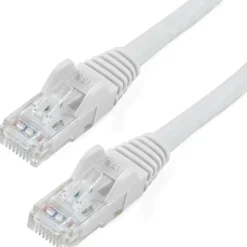 StarTech.com 14ft White Cat6 Patch Cable with Snagless RJ45 Connectors - White