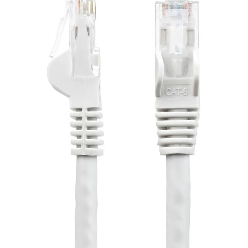 StarTech.com 14ft White Cat6 Patch Cable with Snagless RJ45 Connectors - White