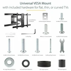 StarTech.com Full Motion TV Wall Mount - For up to 80