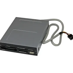 StarTech.com 3.5in Front Bay 22-in-1 USB 2.0 Internal Multi Media Memory Card Reader - Black - 22-i - 35FCREADBK3