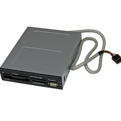 StarTech.com 3.5in Front Bay 22-in-1 USB 2.0 Internal Multi Media Memory Card Reader - Black - 22-i - 35FCREADBK3