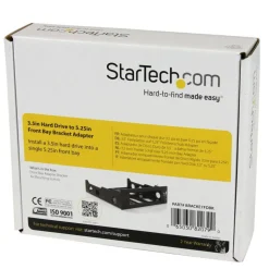 StarTech.com 3.5in Hard Drive to 5.25in Front Bay Bracket Adapter