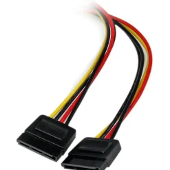 StarTech.com 12in LP4 to 2x SATA Power Y Cable Adapter - Power two SATA drives from a single LP4 power supply connector. - PYO2LP4SATA