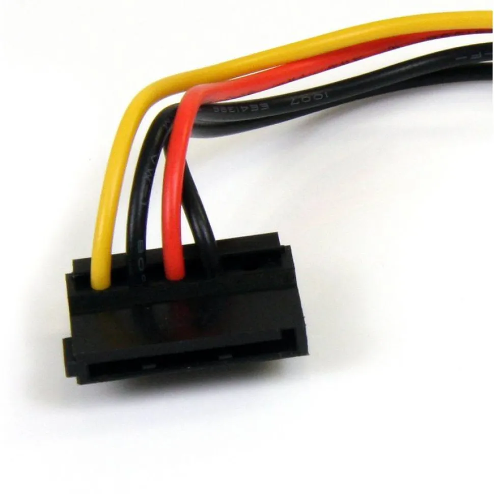 StarTech.com 6in 4 Pin Molex to Right Angle SATA Power Cable Adapter