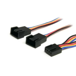 StarTech.com 12in 4 Pin PWM Fan Extension Power Y Cable F/M