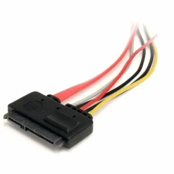 StarTech.com 12in 22 Pin SATA Power and Data Extension Cable - Extend SATA Power and Data Connections by up to 1ft - SATA22PEXT