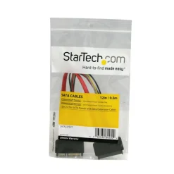 StarTech.com 12in 22 Pin SATA Power and Data Extension Cable - Extend SATA Power and Data Connections by up to 1ft - SATA22PEXT