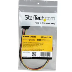 StarTech.com 12in SATA to LP4 Power Cable Adapter F/M