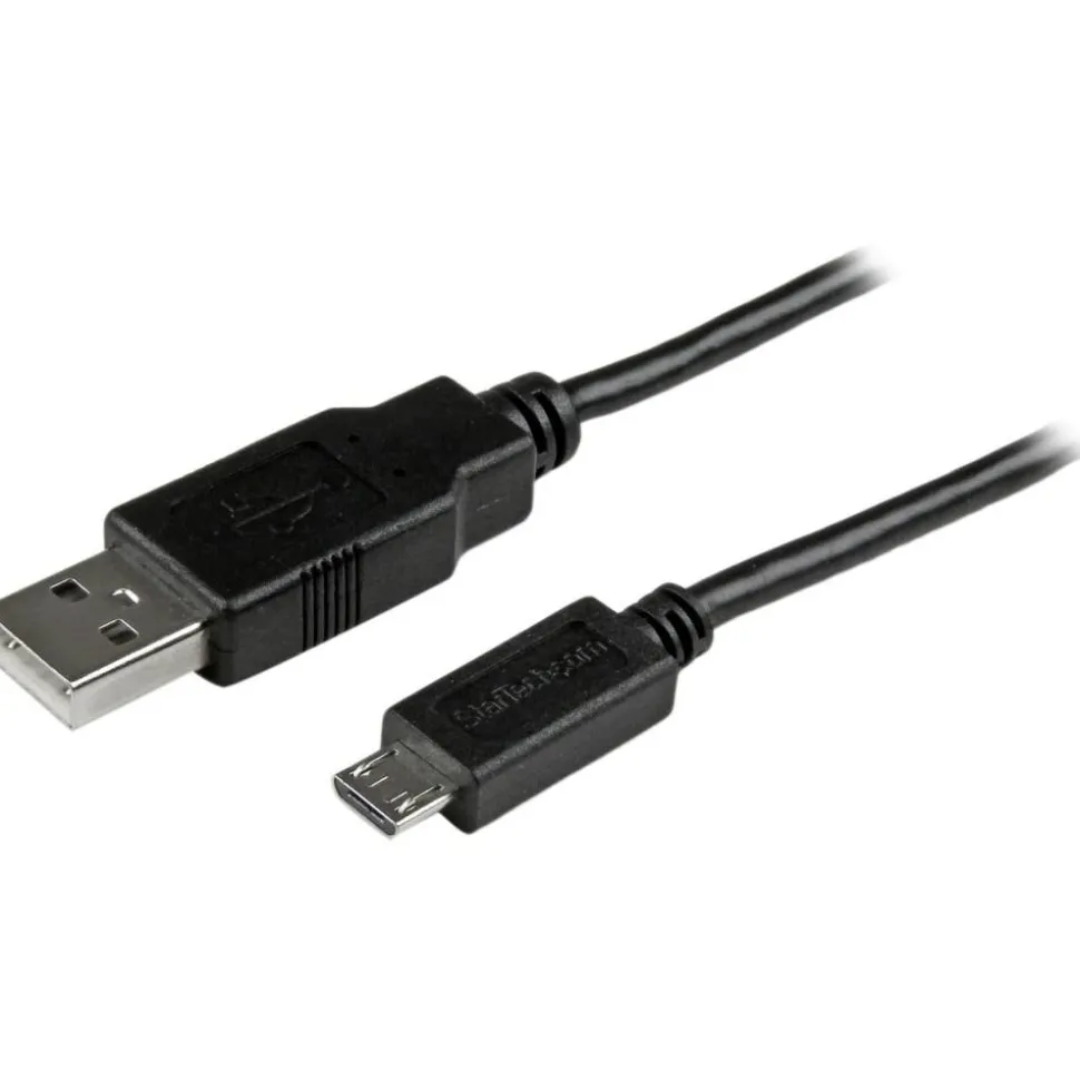 StarTech.com 3m 10 ft Long Micro-USB Charge and Sync Cable M/M - USB 2.0 A to Micro USB - 24 AWG - Charge your powe - USBAUB3MBK