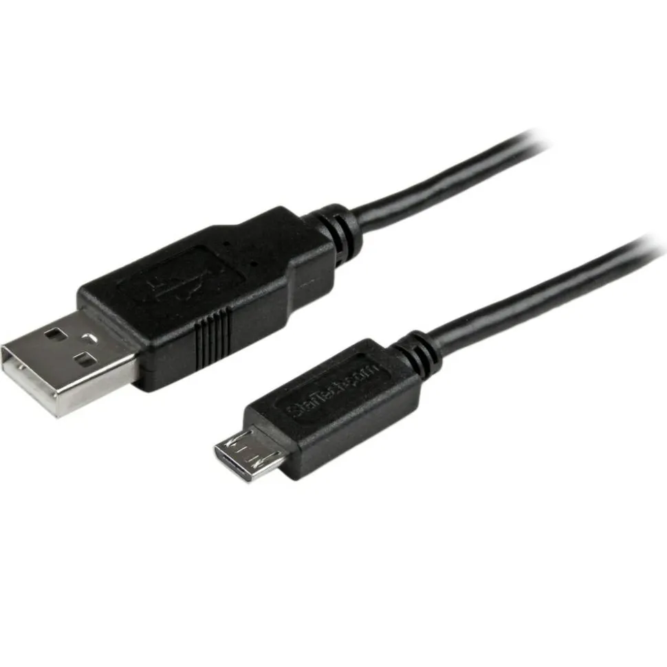 StarTech.com 3m 10 ft Long Micro-USB Charge and Sync Cable M/M - USB 2.0 A to Micro USB - 24 AWG - Charge your powe - USBAUB3MBK